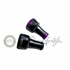 LIMITED Livre Custom Reel Knob - FF Black, Black/Purple (Fortissimo Single Knob)