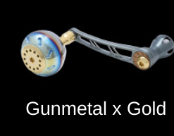 Livre Power Handle 70-75 (Daiwa Compatible) -Fishing Reels Shop Gunmetal x Gold 403a75aa b72d 45ad 8261 54ef2ed49cd8