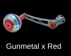 Livre Power Handle 70-75 (Shimano Compatible) 17 Livre Power Handle 70-75 (Shimano Compatible) -Fishing Reels Shop Gunmetal x red