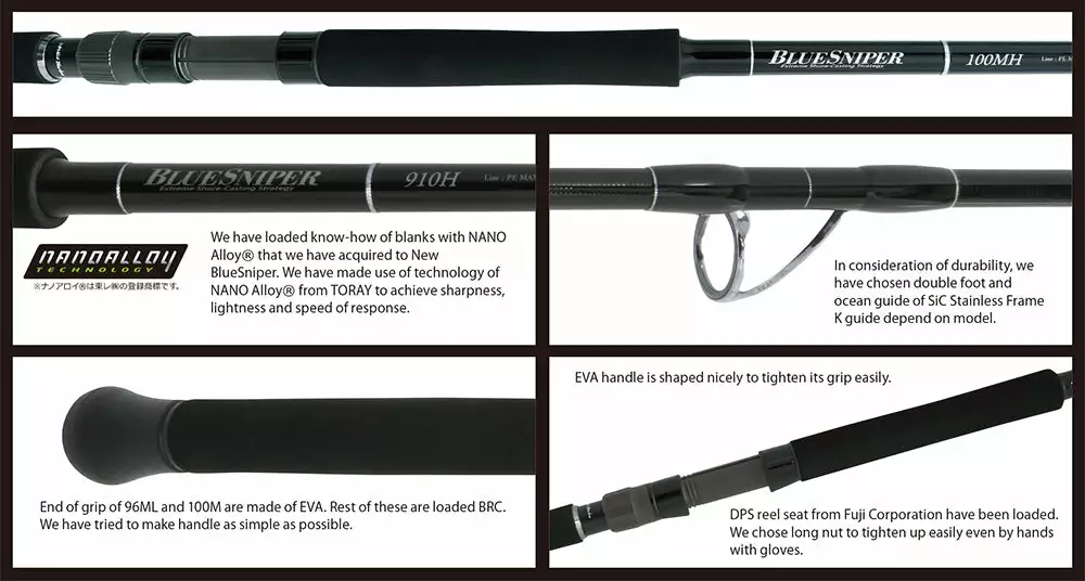Yamaga Blanks Blue Sniper Shore Casting 910H 3 Yamaga Blanks Blue Sniper Shore Casting 910H - Image 3