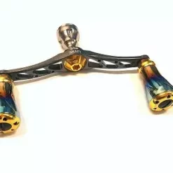 Livre Custom Titanium Double Handle (Gun Metal X Burnt Tip X Gold)- WING 98 (WD-98-FD1 Daiwa Compatible)) 11 Livre Custom Titanium Double Handle (Gun Metal X Burnt Tip X Gold)- WING 98 (WD-98-FD1 Daiwa Compatible)) -Fishing Reels Shop livre custom 4 resized